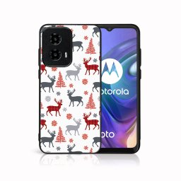 PROTEMIO MY ART Karácsonyi kivitelű borító Motorola Moto G04 / G24 / G24 teljesítmény DEER (068)