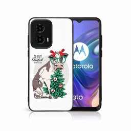 PROTEMIO MY ART Karácsonyi kivitelű borító Motorola Moto G04 / G24 / G24 Power MERRY CHRISTMAS (074)