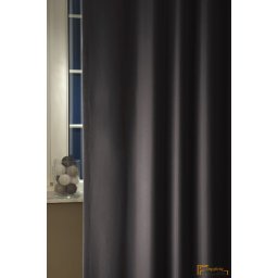 (22 szín ) Nero Black out fényzáró függöny (lángálló FR) - 45 Fekete 280 cm