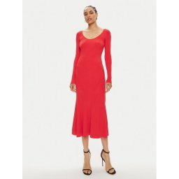 Pinko Kötött ruha Aloe Abito 102800 A170 Piros Slim Fit