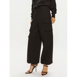 Patrizia Pepe Melegítő alsó 8P0617/J219-K103 Fekete Relaxed Fit