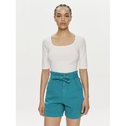 United Colors Of Benetton Blúz 3903D4014 Fehér Slim Fit