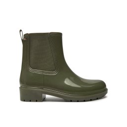 Tommy Hilfiger Gumicsizma Flag Rainboot FW0FW08213 Zöld