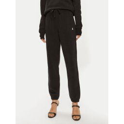 Patrizia Pepe Melegítő alsó 8P0618/J079-K103 Fekete Relaxed Fit