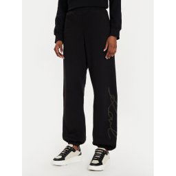 KARL LAGERFELD Melegítő alsó 245W1053 Fekete Regular Fit