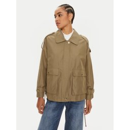 Pinko Átmeneti kabát Polidora 103150 A1PR Zöld Regular Fit