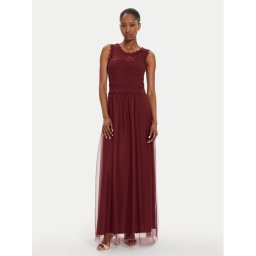 Vila Estélyi ruha Lynnea 14052673 Bordó Regular Fit