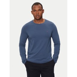 Tommy Hilfiger Hosszú ujjú MW0MW10804 Kék Slim Fit