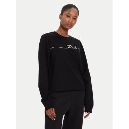 KARL LAGERFELD Pulóver 245W1806 Fekete Regular Fit