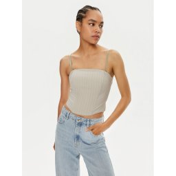 Patrizia Pepe Blúz 8C0729 A457-FE81 Szürke Slim Fit