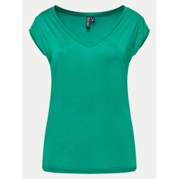 Pieces Póló 17095260 Zöld Regular Fit