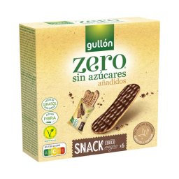 Gullon Snack Zero étcsokoládés szelet 150g (6x25g)
