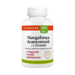 Interherb XXL Tőzegáfonya & Aranyvessző & C-vitamin kapszula 90x