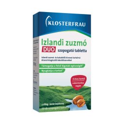 Klosterfrau Izlandi zuzmó Duo szopogató tabletta 20x