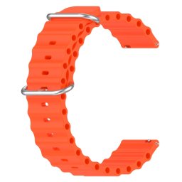 OCEAN Univerzális szilikon szíj 22mm narancssárga