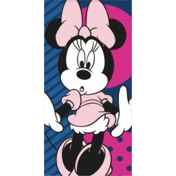 Minnie fürdőlepedő, strandtörölköző 60x120 cm Nr 01