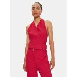 ViCOLO Mellény TB1429 Piros Regular Fit