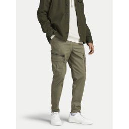 Jack&Jones Szövet nadrág Stace 12194246 Zöld Tapered Fit