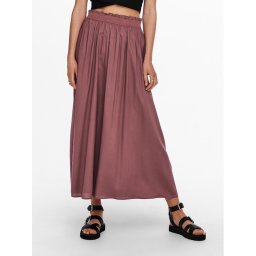 ONLY Rakott szoknya Venedig 15164606 Rózsaszín Regular Fit
