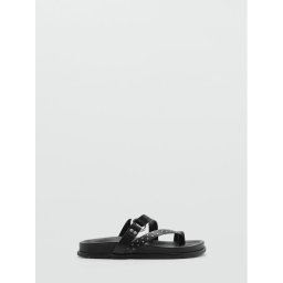 Mango Papucs Ester 77030357 Fekete