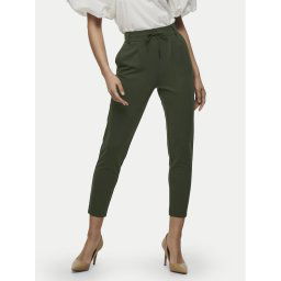 ONLY Szövet nadrág Poptrash 15115847 Khaki Regular Fit