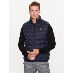 Lyle & Scott Mellény Crest Quilted Gilet JK1802V Sötétkék Regular Fit