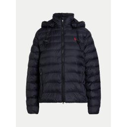 Polo Ralph Lauren Pehelykabát 211958932002 Fekete Relaxed Fit