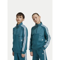 adidas Pulóver IY0012 Türkizkék Relaxed Fit
