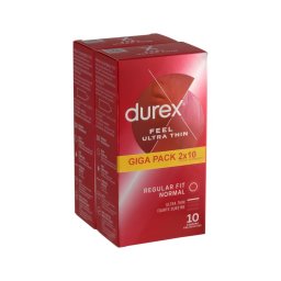 Durex Feel Ultra Thin - ultra élethű óvszer (2 × 10 db)