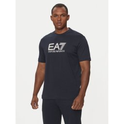 EA7 Emporio Armani Póló 6DPT81 PJVPZ 1562 Sötétkék Regular Fit