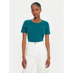 United Colors Of Benetton Póló 3GA2E16A0 Zöld Regular Fit