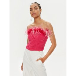 Patrizia Pepe Blúz 8M1651 J116-M513 Rózsaszín Slim Fit