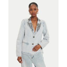 One Teaspoon Zakó 26469 Kék Relaxed Fit