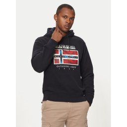 Napapijri Pulóver B-Dorees NP0A4IBD Sötétkék Relaxed Fit