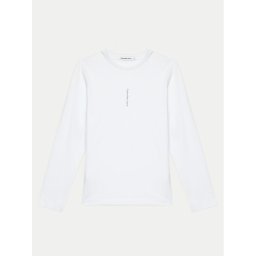 Calvin Klein Jeans Blúz Mnimalistic Logo IB0IB02166 Fehér Regular Fit