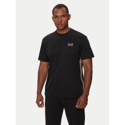 EA7 Emporio Armani Póló 6DPT19 PJOLZ 0200 Fekete Regular Fit