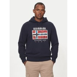 Napapijri Pulóver B-Dorees NP0A4IBD Sötétkék Relaxed Fit