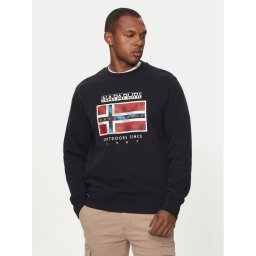 Napapijri Pulóver NP0A4IBH Fekete Relaxed Fit