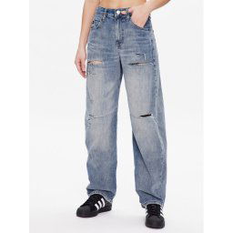 BDG Urban Outfitters Farmer BDG LOGAN CINCH RIPPED 76473453 Sötétkék Relaxed Fit