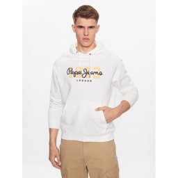 Pepe Jeans Pulóver Meier Hoodie PM582482 Fehér Regular Fit