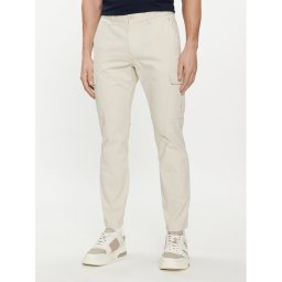 Tommy Jeans Szövet nadrág Austin DM0DM18940 Bézs Slim Fit