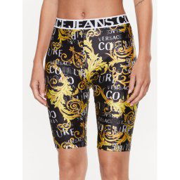 Versace Jeans Couture Kerékpáros nadrág 74HAC106 Fekete Slim Fit