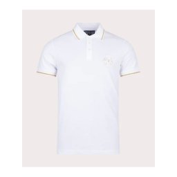 Versace Jeans Couture Pólóing 76GAGT02 Fehér Regular Fit