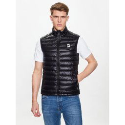KARL LAGERFELD Mellény 505023 500590 Fekete Regular Fit