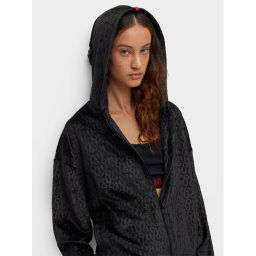 Hugo Pulóver 50495313 Fekete Relaxed Fit