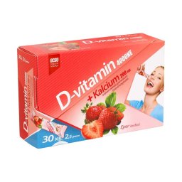 Ocso D-vitamin 4000 NE + Kalcium eper ízű granulátum 30x