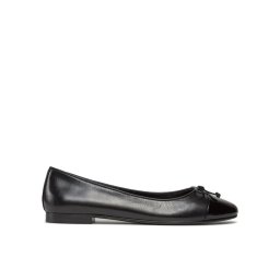 Tory Burch Balerina Cap-Toe Ballet 154511 Fekete