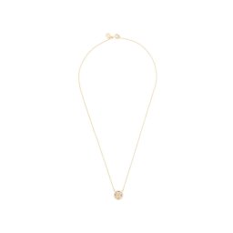 Tory Burch Nyaklánc Crystal Logo Delicate Necklace 53420 Arany