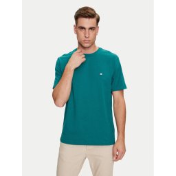 United Colors Of Benetton Póló 3MI5J1AF7 Zöld Regular Fit