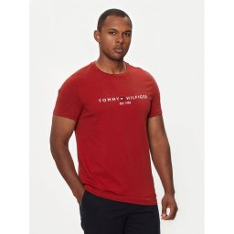 Tommy Hilfiger Póló Logo MW0MW11797 Piros Regular Fit